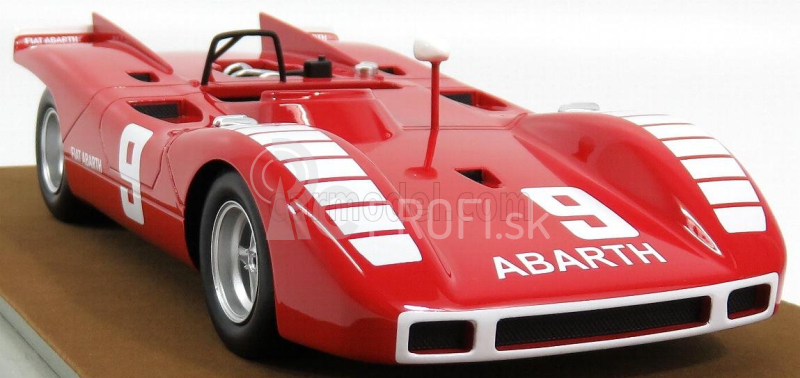 Tecnomodel Abarth 2000sp N 9 Mugello 1971 N.vaccarella 1:18 červená