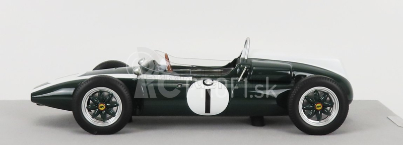 Tecnomodel Cooper F1 T53 N 1 British Silverstone Gp World Champion 1960 Jack Brabham 1:18 Zelená