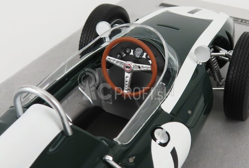 Tecnomodel Cooper F1 T53 N 1 British Silverstone Gp World Champion 1960 Jack Brabham 1:18 Zelená