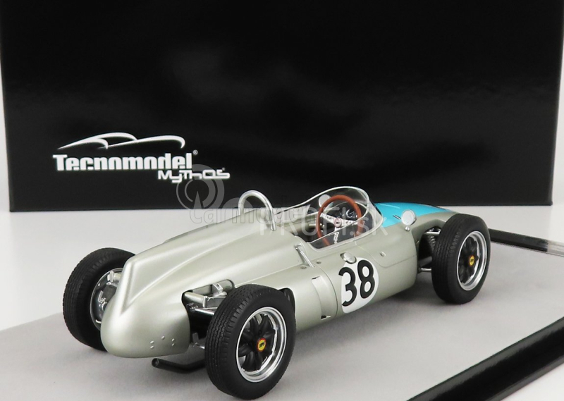 Tecnomodel Cooper F1 T53 N 38 German Gp 1961 B.collomb 1:18 Silver