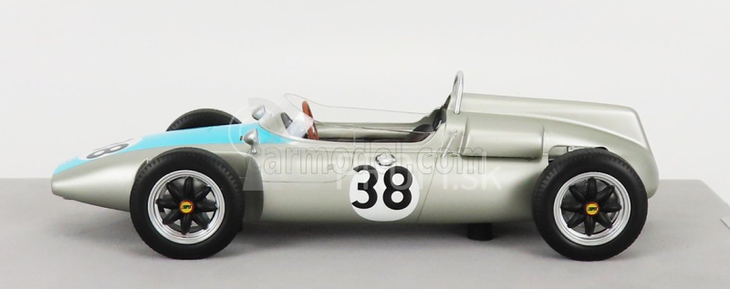 Tecnomodel Cooper F1 T53 N 38 German Gp 1961 B.collomb 1:18 Silver