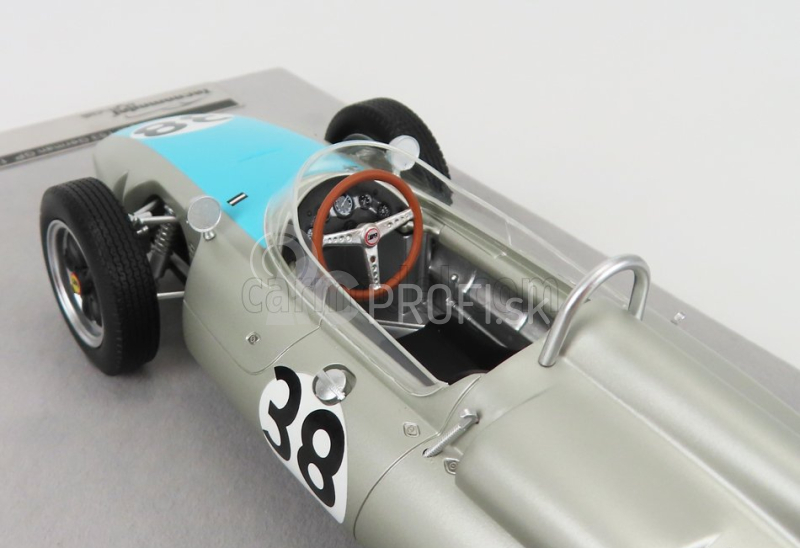 Tecnomodel Cooper F1 T53 N 38 German Gp 1961 B.collomb 1:18 Silver