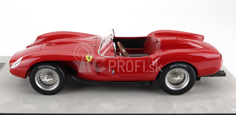 Tecnomodel Ferrari 250tr 3.1l V12 Testarossa Pontoon Fender Spider Press Version 1957 1:18 Red