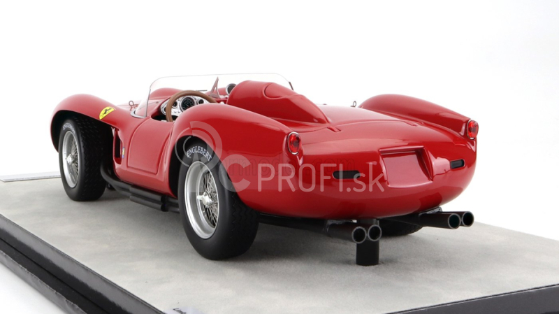 Tecnomodel Ferrari 250tr 3.1l V12 Testarossa Pontoon Fender Spider Press Version 1957 1:18 Red