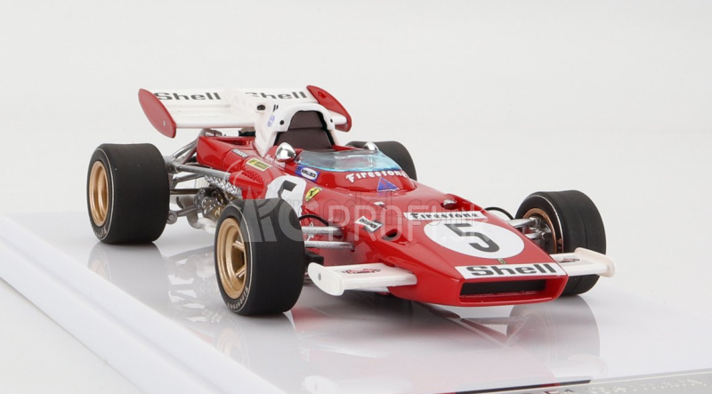 Tecnomodel Ferrari F1 312b2 N 5 4th Germany Gp 1971 M.andretti 1:43 červená biela