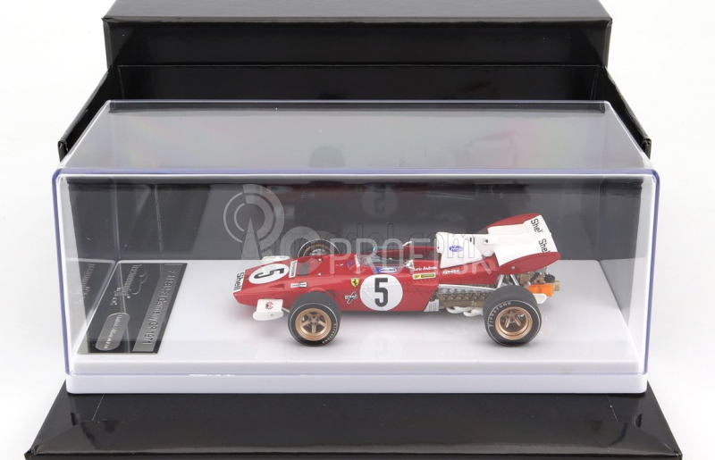 Tecnomodel Ferrari F1 312b2 N 5 4th Germany Gp 1971 M.andretti 1:43 červená biela