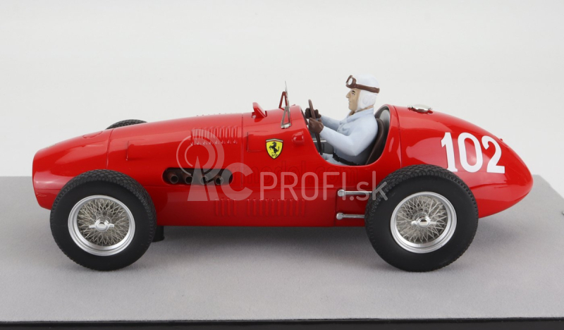 Tecnomodel Ferrari F1 500 F2 N 102 Nurburgring Gp (s figúrkou pilota) 1952 Nino Farina 1:18 červená