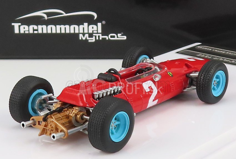 Tecnomodel Ferrari F1 512 N 2 Circuit Of Zandvoort Gp 1965 J.surtees 1:43 Red