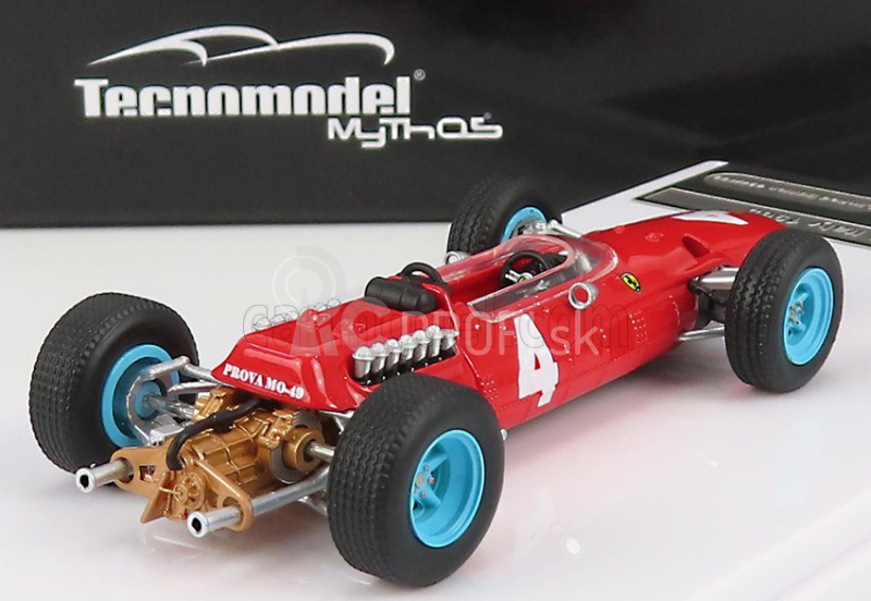 Tecnomodel Ferrari F1 512 N 4 Italy Gp 1965 Lorenzo Bandini 1:43 Červená