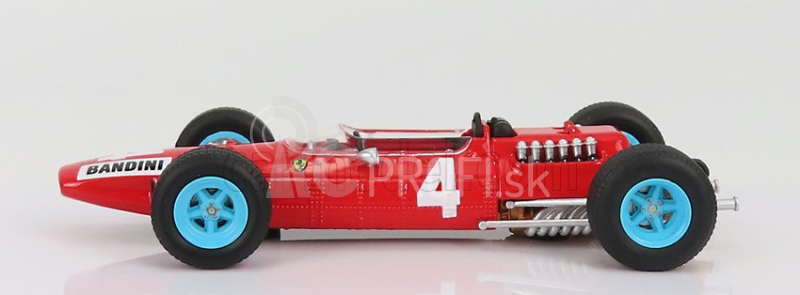 Tecnomodel Ferrari F1 512 N 4 Italy Gp 1965 Lorenzo Bandini 1:43 Červená