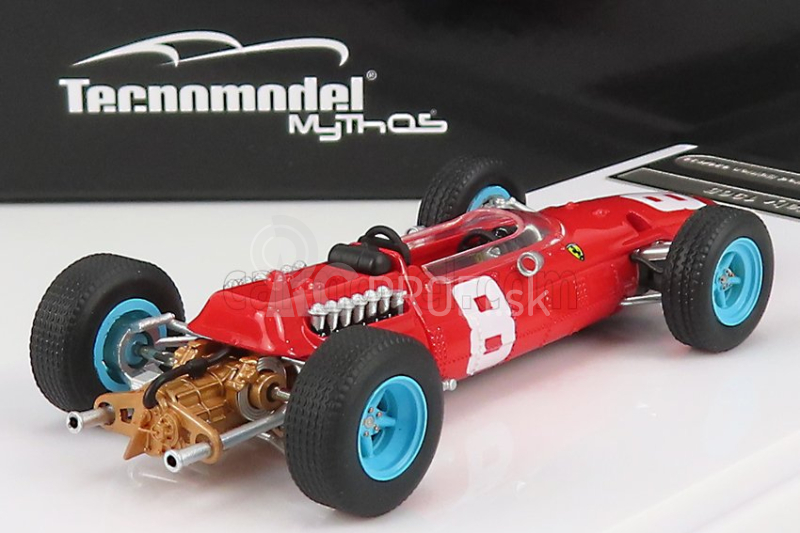 Tecnomodel Ferrari F1 512 N 8 Italy Gp 1965 John Surtees 1:43 Červená