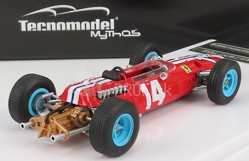 Tecnomodel Ferrari F1 512 Team Nart N 14 Usa Gp 1965 Pedro Rodriguez 1:43 Red