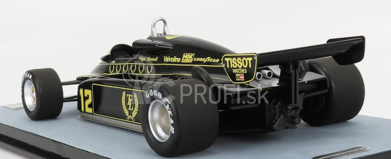 Tecnomodel Lotus F1 91 N 12 British Gp 1982 N.mansell 1:18 Black