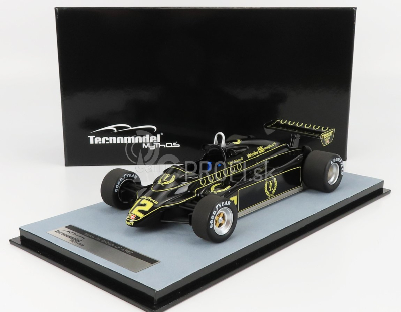 Tecnomodel Lotus F1 91 N 12 British Gp 1982 N.mansell 1:18 Black