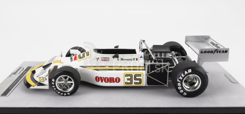 Tecnomodel March F1 761 Ovoro N 35 Sweden Gp 1976 Arturo Merzario 1:18 Biela Žltá Čierna