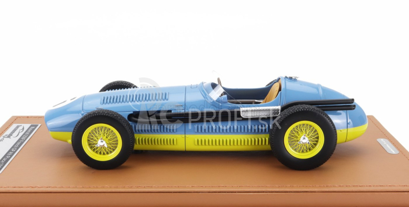 Tecnomodel Maserati F1 250f N 46 4th French Gp 1954 Prince Bira 1:18 Blue Yellow