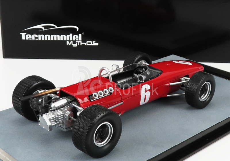 Tecnomodel Mclaren F2 M4a N 6 Nurburgring Gp 1967 Bruce Mclaren 1:18 červená