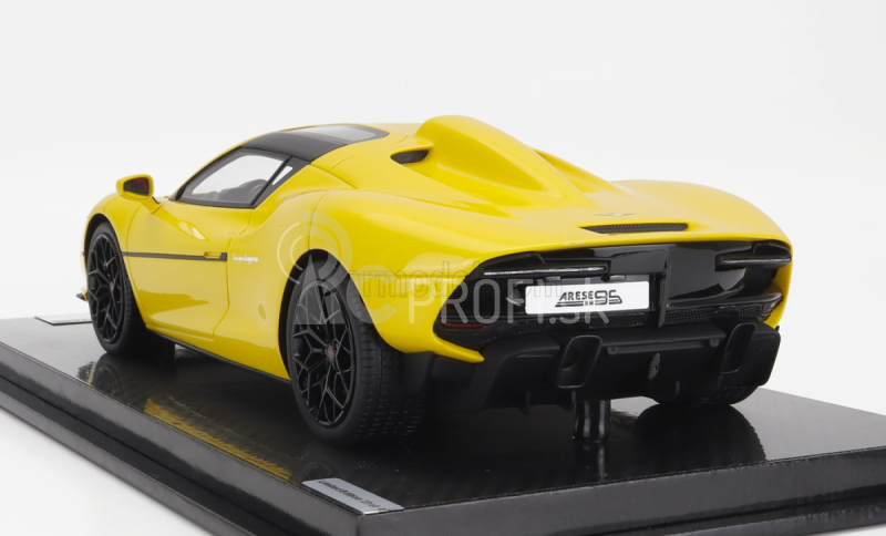 Tecnomodel Touring Superleggera Arese Rh95 (podvozok a motor Ferrari F-12) 2021 1:18 žltá