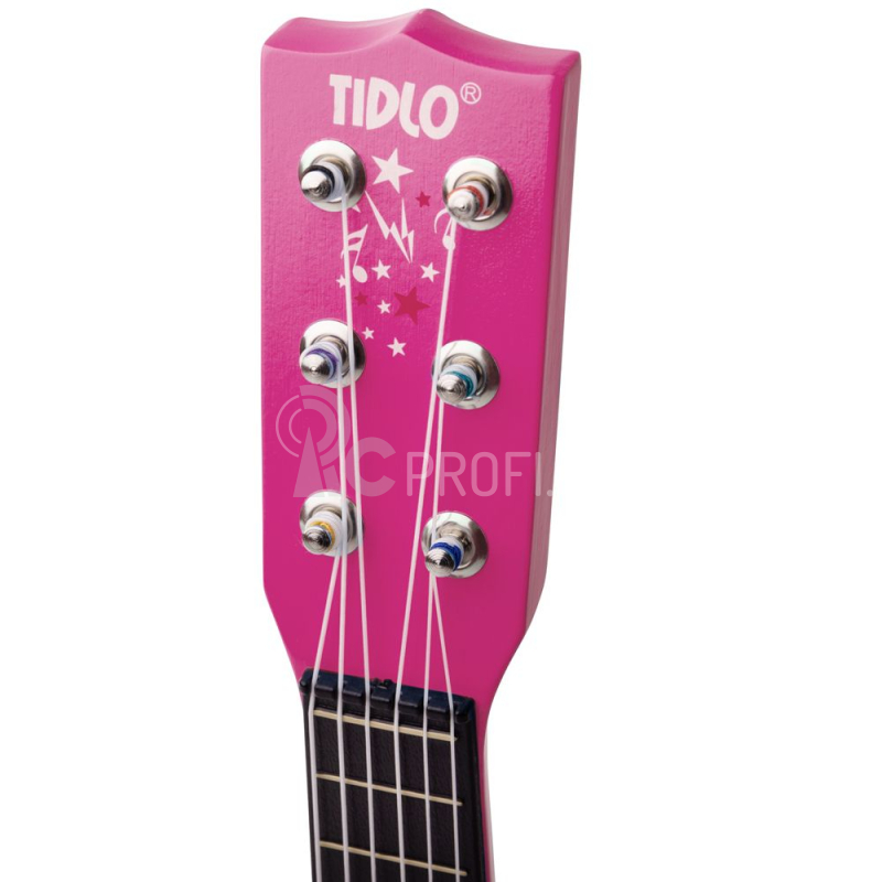 Tidlo Drevená gitara Star pink