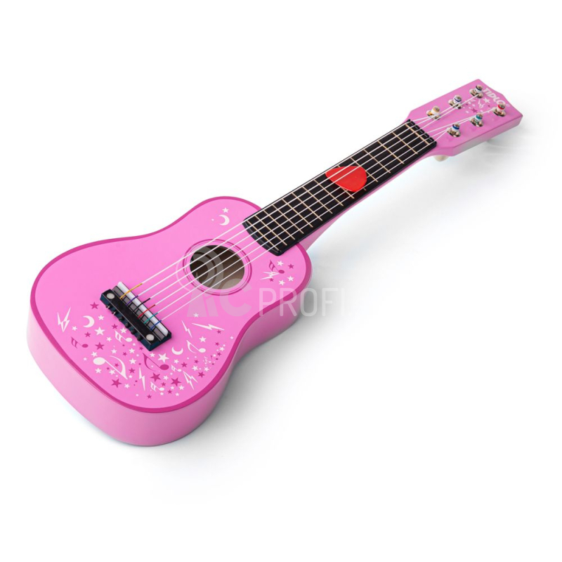 Tidlo Drevená gitara Star pink