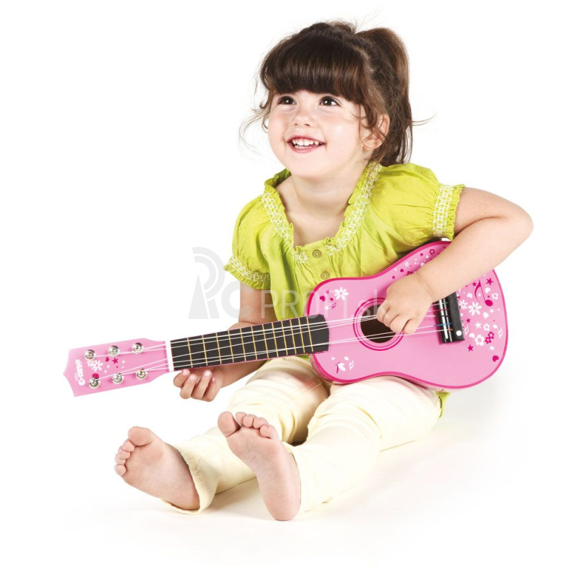 Tidlo Drevená gitara Star pink