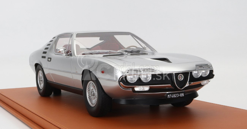 Topmarques Alfa romeo Montreal 1970 1:12 Strieborná