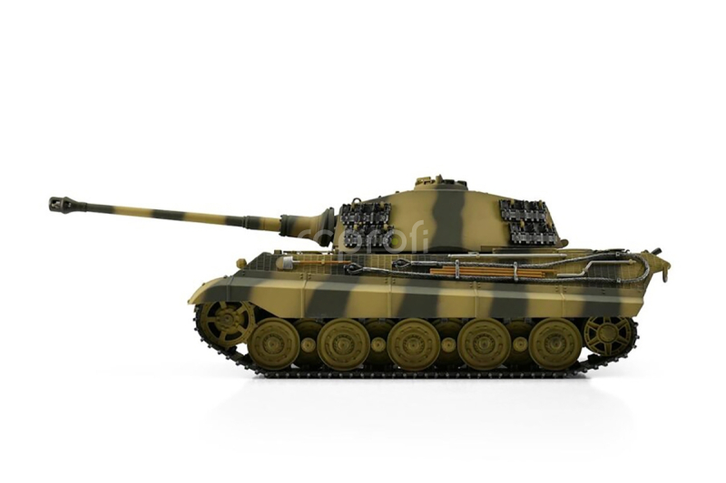 TORRO tank 1/16 RC Königstiger viacfarebná kamufláž - IR - Smoke