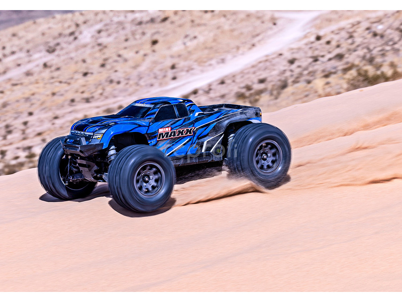 Traxxas Mini Maxx 1:12 BL-2s RTR čierny