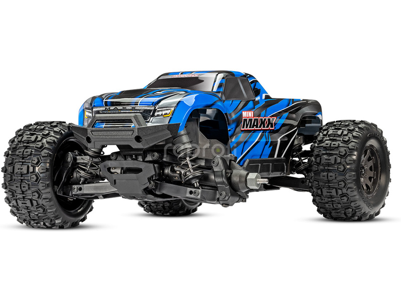 Traxxas Mini Maxx 1:12 BL-2s RTR čierny