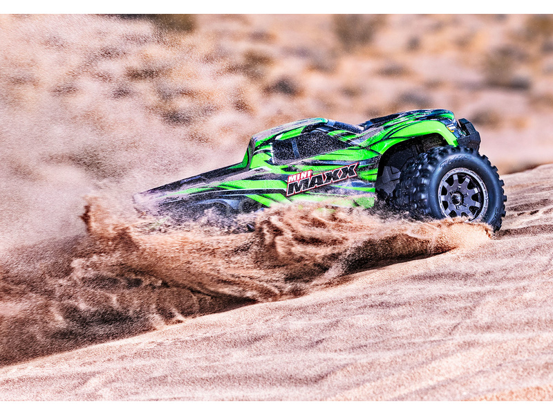 Traxxas Mini Maxx 1:12 BL-2s RTR modrý