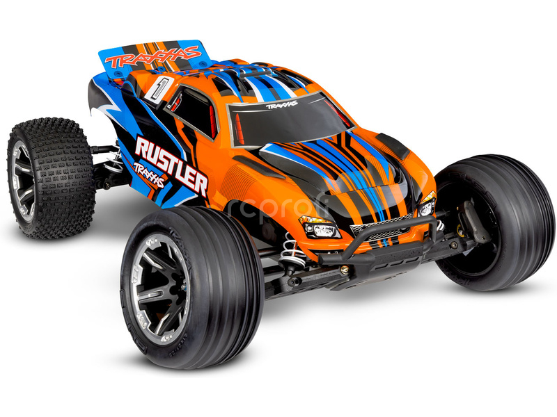 Traxxas Rustler 1:10 HD RTR červený