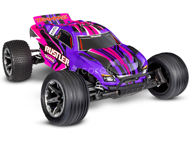 Traxxas Rustler 1:10 HD RTR červený