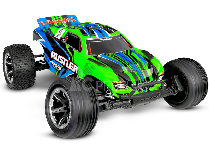 Traxxas Rustler 1:10 HD RTR zelený