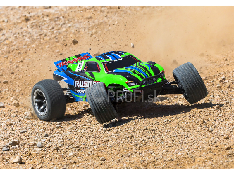 Traxxas Rustler 1:10 HD RTR zelený