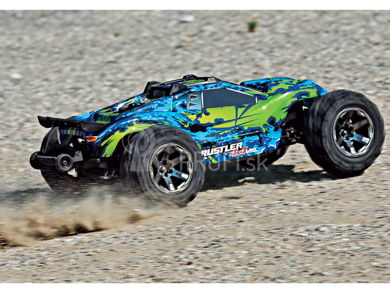 Traxxas Rustler 1:10 VXL 4WD TQi RTR bez aku, zelená