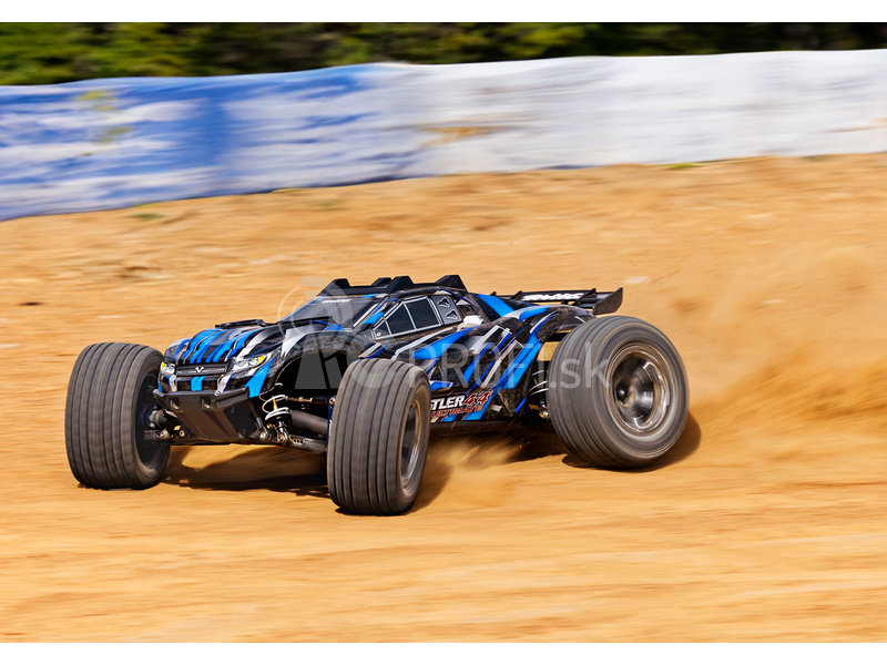 Traxxas Rustler 4x4 Ultimate VXL RTR modrý