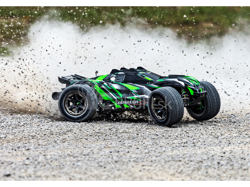 Traxxas Rustler 4x4 Ultimate VXL RTR modrý