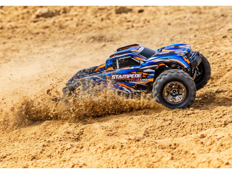 Traxxas Stampede 1:10 4x4 VXL RTR modrý