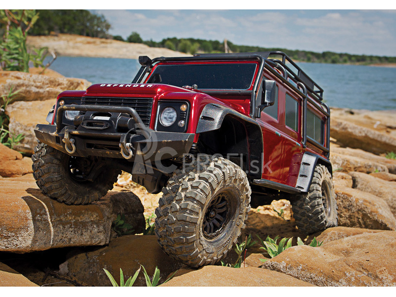 RC auto Traxxas TRX-4 Land Rover Defender 1:10 TQi RTR, modrá