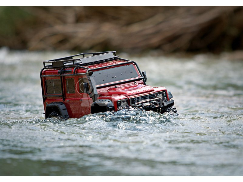 RC auto Traxxas TRX-4 Land Rover Defender 1:10 TQi RTR, modrá