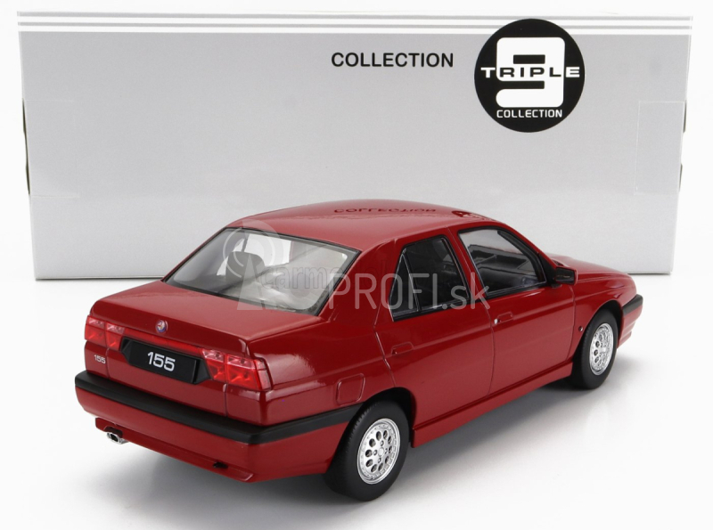 Triple9 Alfa romeo 155 1996 Čierny interiér 1:18 Red Rosso