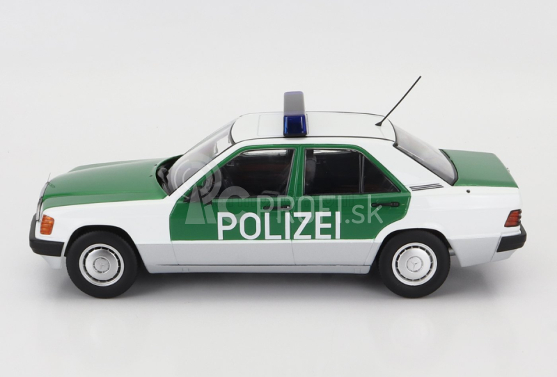 Triple9 Mercedes benz 190e (w201) Polizei Nemecko 1993 1:18 Bielozelený