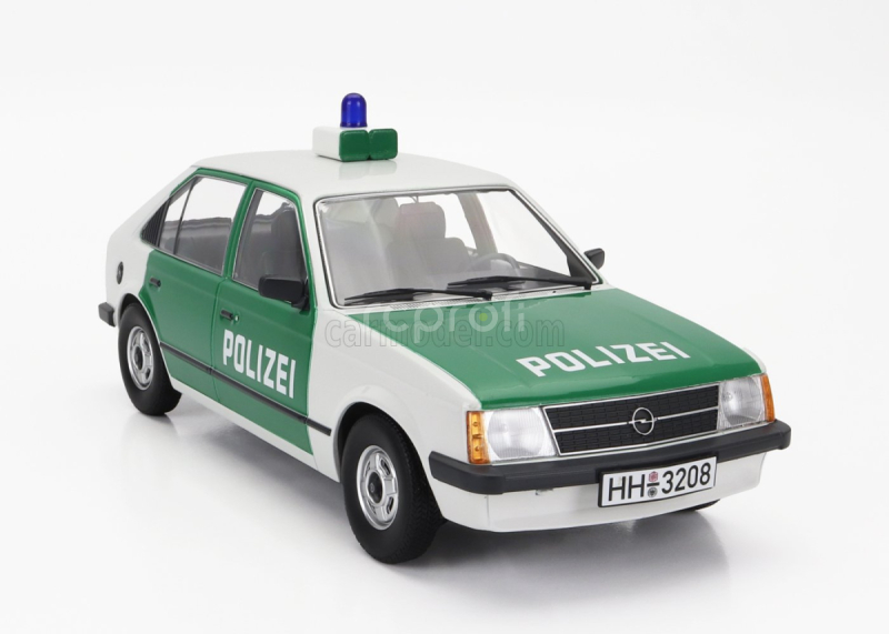 Triple9 Opel Kadett D Polizei Police 1984 1:18 Bielozelený