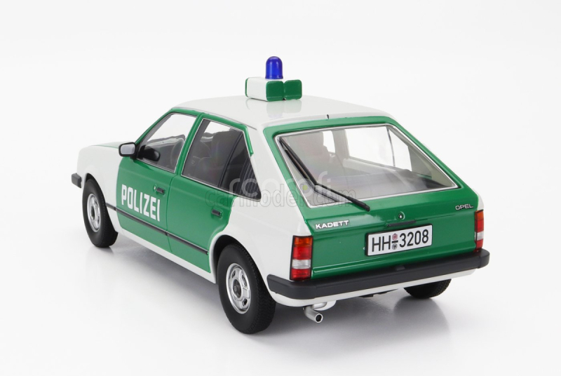 Triple9 Opel Kadett D Polizei Police 1984 1:18 Bielozelený