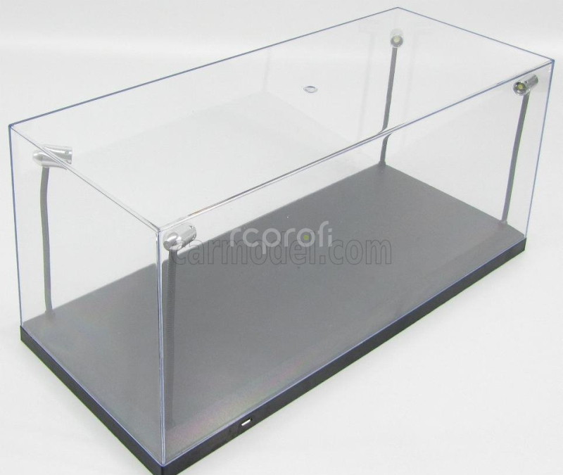 Triple9 Vetrina display box Lungh.lenght Cm 35.5 X Largh.width Cm 15.7 X Alt.height Cm 15.8 (altezza Interna Cm 13.5) - Luci Funzionanti Led 1:18 Plastic Display