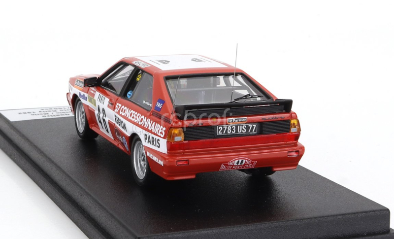 Trofeu Audi Quattro (nočná verzia) N 46 Rally Montecarlo 1982 Henry Cochin - Morin 1:43 Červená biela