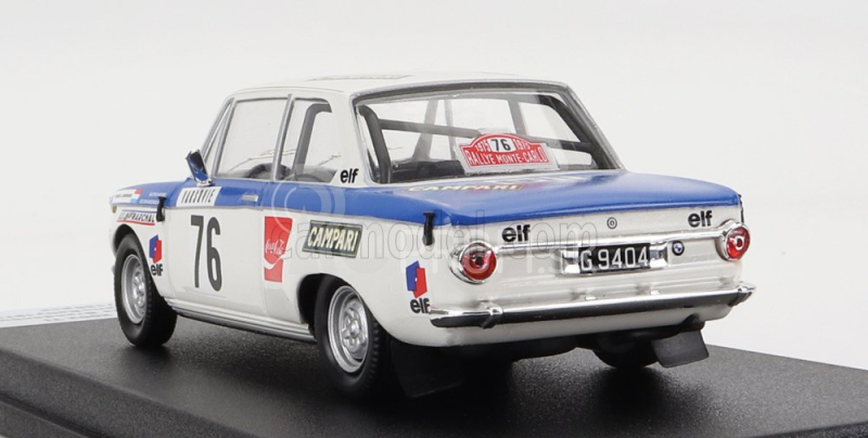 Trofeu BMW 2002 Ti (nočná verzia) N 76 Rally Montecarlo 1973 A.kridel - J.brandenburger 1:43 Modrá Biela