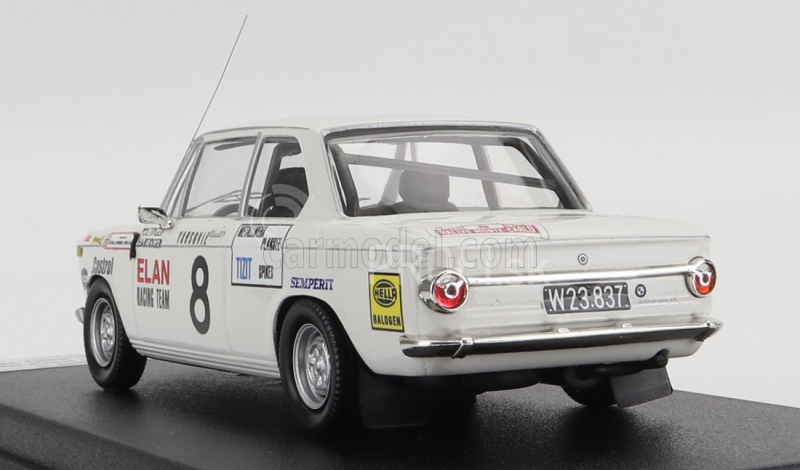 Trofeu BMW 2002 Ti (nočná verzia) N 8 Rally Montecarlo 1971 W.poltinger - H.hartinger 1:43 Biela