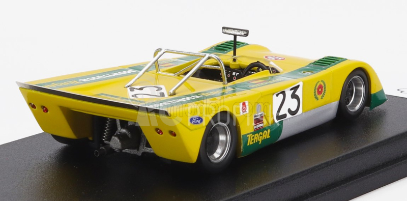 Trofeu Chevron B21 Fvc Cosworth N 23 Rally Vila Real 1972 Paco Josa 1:43 Žltozelená