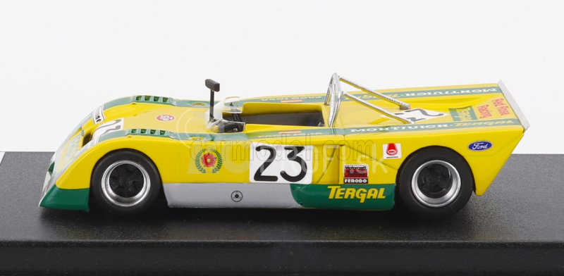 Trofeu Chevron B21 Fvc Cosworth N 23 Rally Vila Real 1972 Paco Josa 1:43 Žltozelená